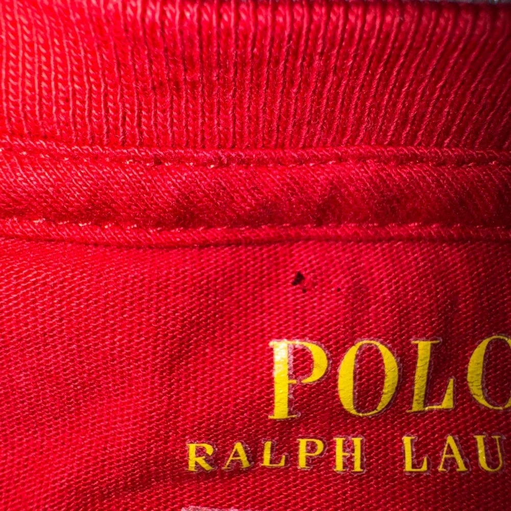 Polo Ralph Lauren Mens Red Short Sleeve Pony Logo T-Shirt XXL 100% Cotton